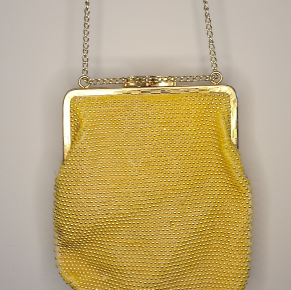 Vintage Gold Beaded Purse - Picture 2 of 6